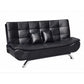 Convertible Sofa Bed in PU Leather for Modern Living Spaces Grandeur Furnishings