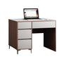 Modern Study Table with Microcrystalline Stone Top - Available in Multiple Sizes Grandeur Furnishings