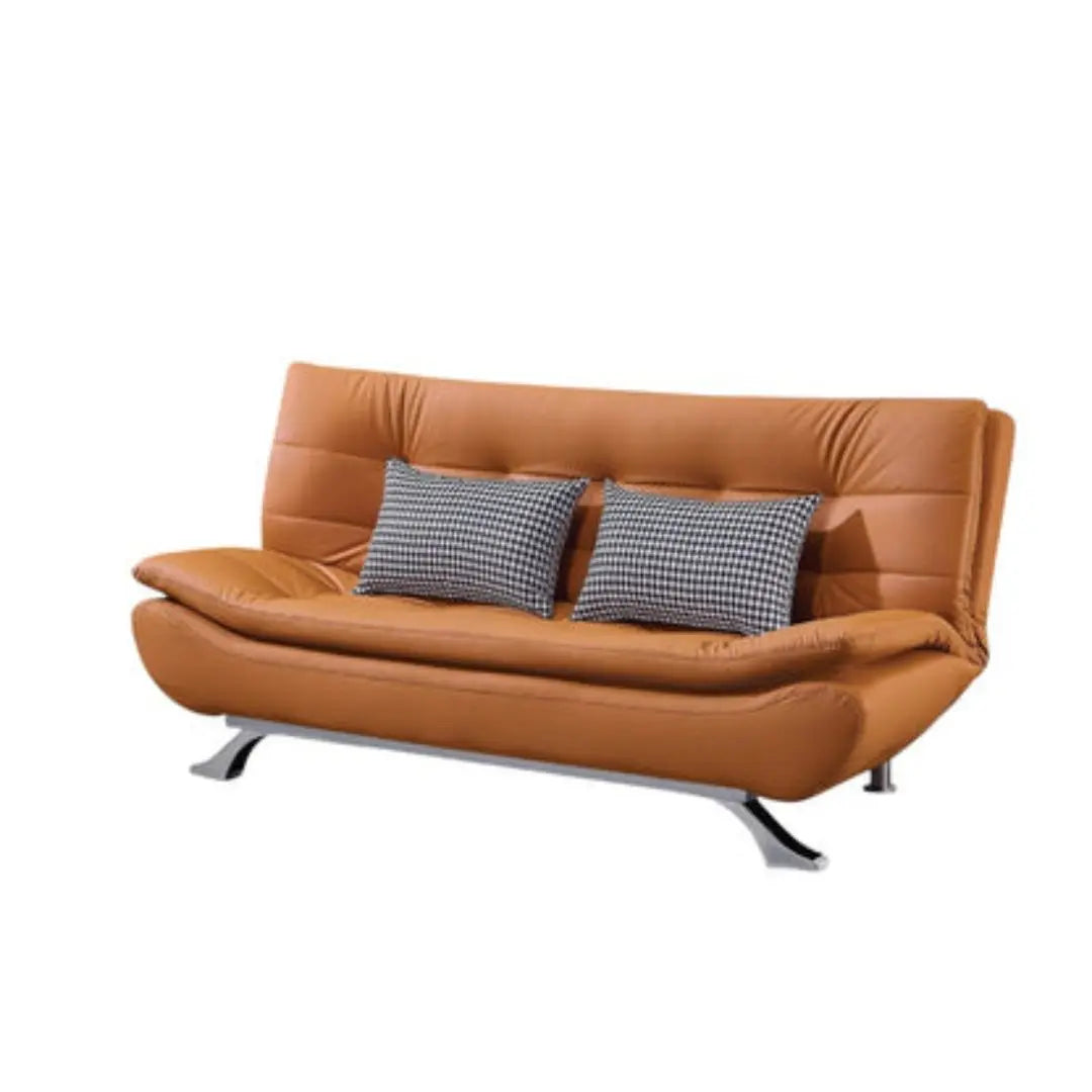 Modern Pet-Friendly Leather 3 Seater Sofa Bed Grandeur Furnishings
