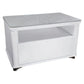 Modern White Coffee Table with Soft-Closing Drawer Grandeur Furnishings