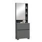 Dressing Table with Vanity Mirror & Storage Shelves Elegant Make Up Table Grandeur Furnishings
