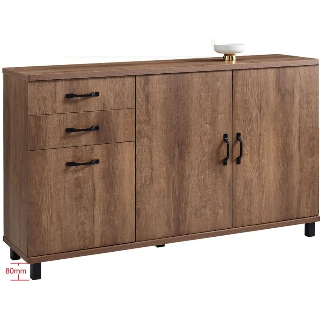 Versatile Side Cabinet - 3 Models Available in Stylish Wood Finish Grandeur Furnishings