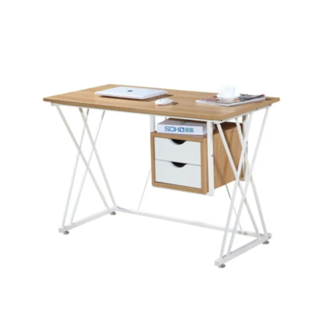 Modern Home Office Desk Study Table with Storage / Keyboard Tray - Multiple Models Available Grandeur Furnishings