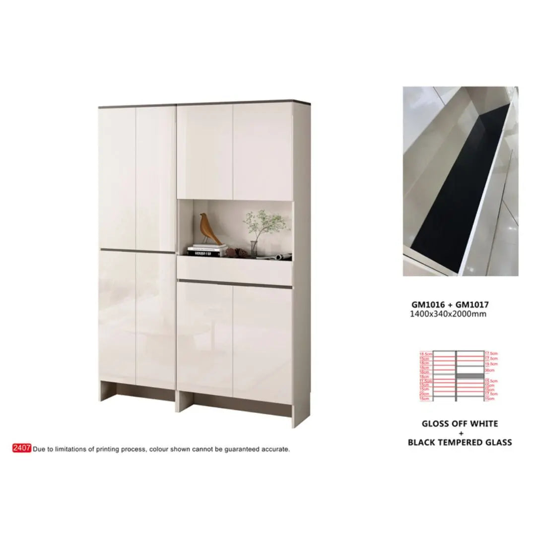Sleek and Spacious Shoe Storage Cabinet - Perfect for Any Interior Design Grandeur Furnishings