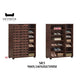 Modern Wooden Shoe Cabinet – Stylish and Spacious Storage Shoe Rack (6 Sizes) Grandeur Furnishings