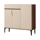 Modern Shoe Cabinet with Microcrystalline Glass Top in Multiple Sizes Grandeur Furnishings