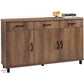 Versatile Side Cabinet - 3 Models Available in Stylish Wood Finish Grandeur Furnishings