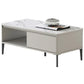 TV Console & Coffee Table Set – Gloss White or Gloss Grey Finish with Sintered Stone Top Grandeur Furnishings