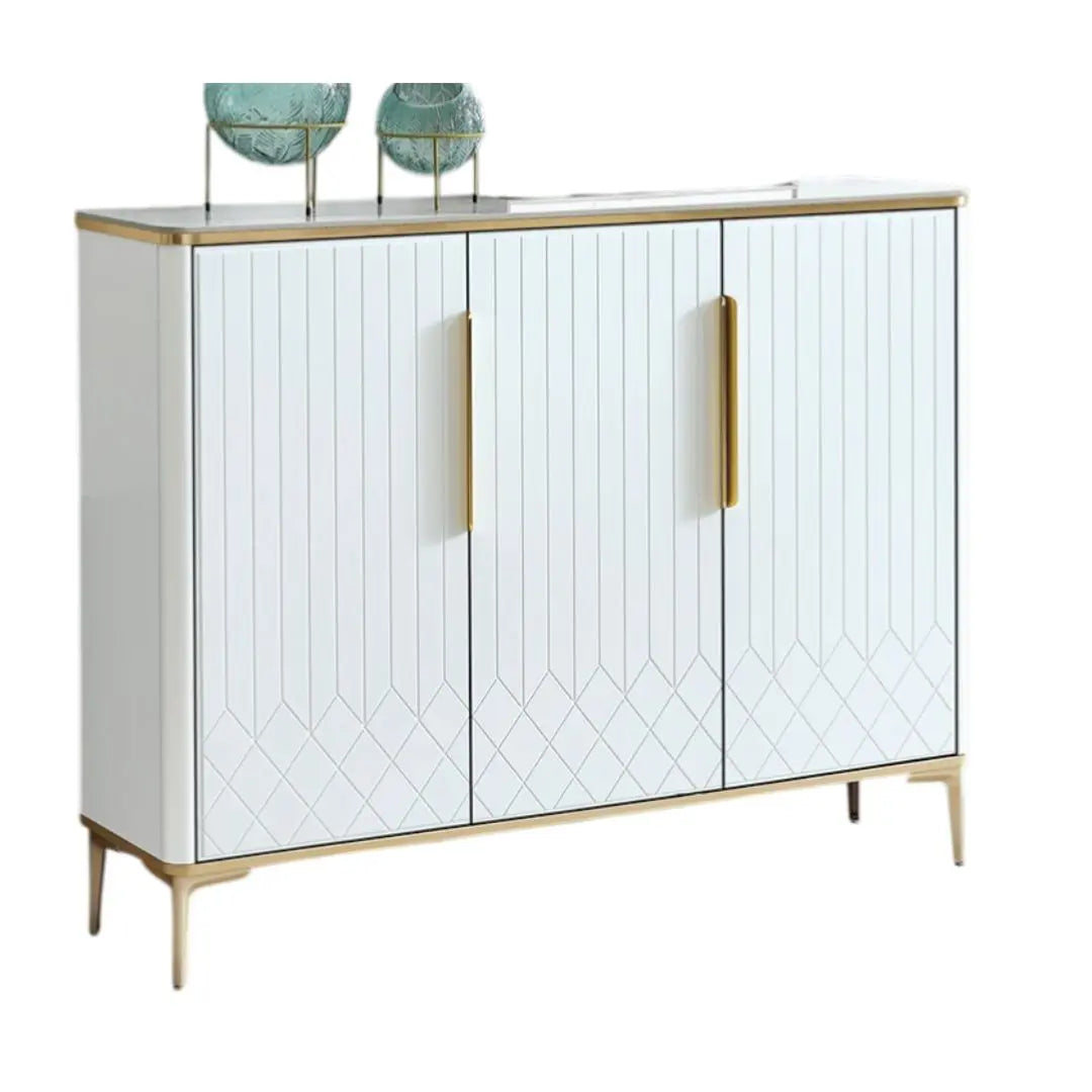 Elegant and Stylish Shoe Cabinet with Sintered Stone Top | Available in 2 Sizes and Colour Grandeur Furnishings
