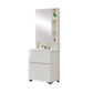 Dressing Table with Vanity Mirror & Storage Shelves Elegant Make Up Table Grandeur Furnishings