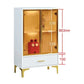Elegant Glass Side Cabinet – Available in Four Sizes Grandeur Furnishings