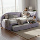 Verelle Corner Day Bed with Pull-Out Trundle & Storage Pocket Grandeur Furnishings