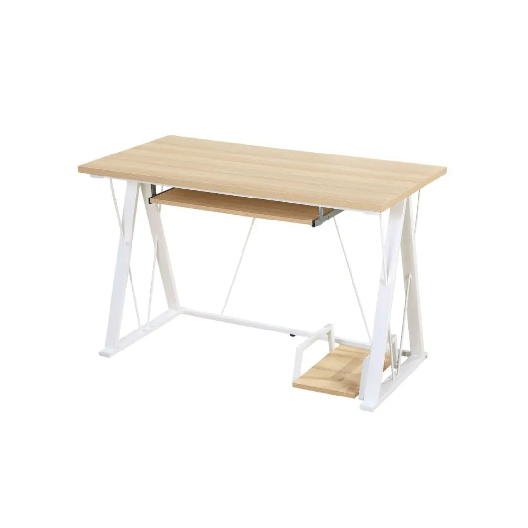 Modern Home Office Desk Study Table with Storage / Keyboard Tray - Multiple Models Available Grandeur Furnishings