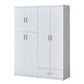 Modern White Wardrobe Collection Grandeur Furnishings