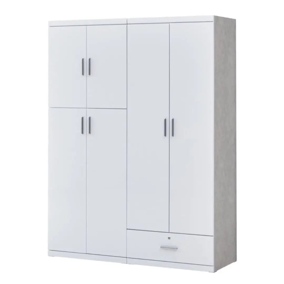 Modern White Wardrobe Collection Grandeur Furnishings