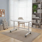 Height Adjustable Laptop & Study Table on Wheels Grandeur Furnishings