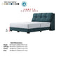 Verity Divan Bed Frame | Moisture Proof Fabric | Thick Plush Cushion Headboard Grandeur Furnishings