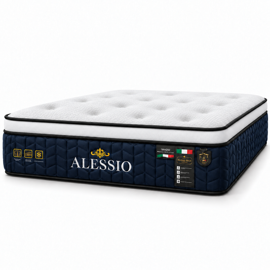 Vanzio Italia Alessio 12.5-Inch Firm Euro Top Mattress Grandeur Furnishings
