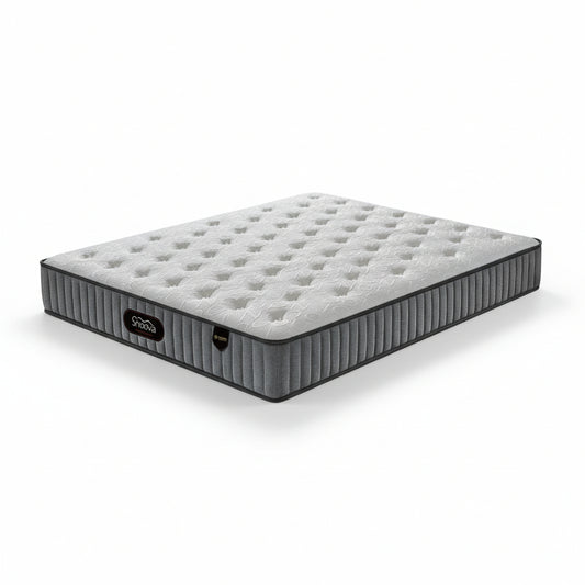 Snoova Comfort 10" Tight Top Mattress: Firm Support, 3cm HD Foam & 5-Zone Spring Grandeur Furnishings