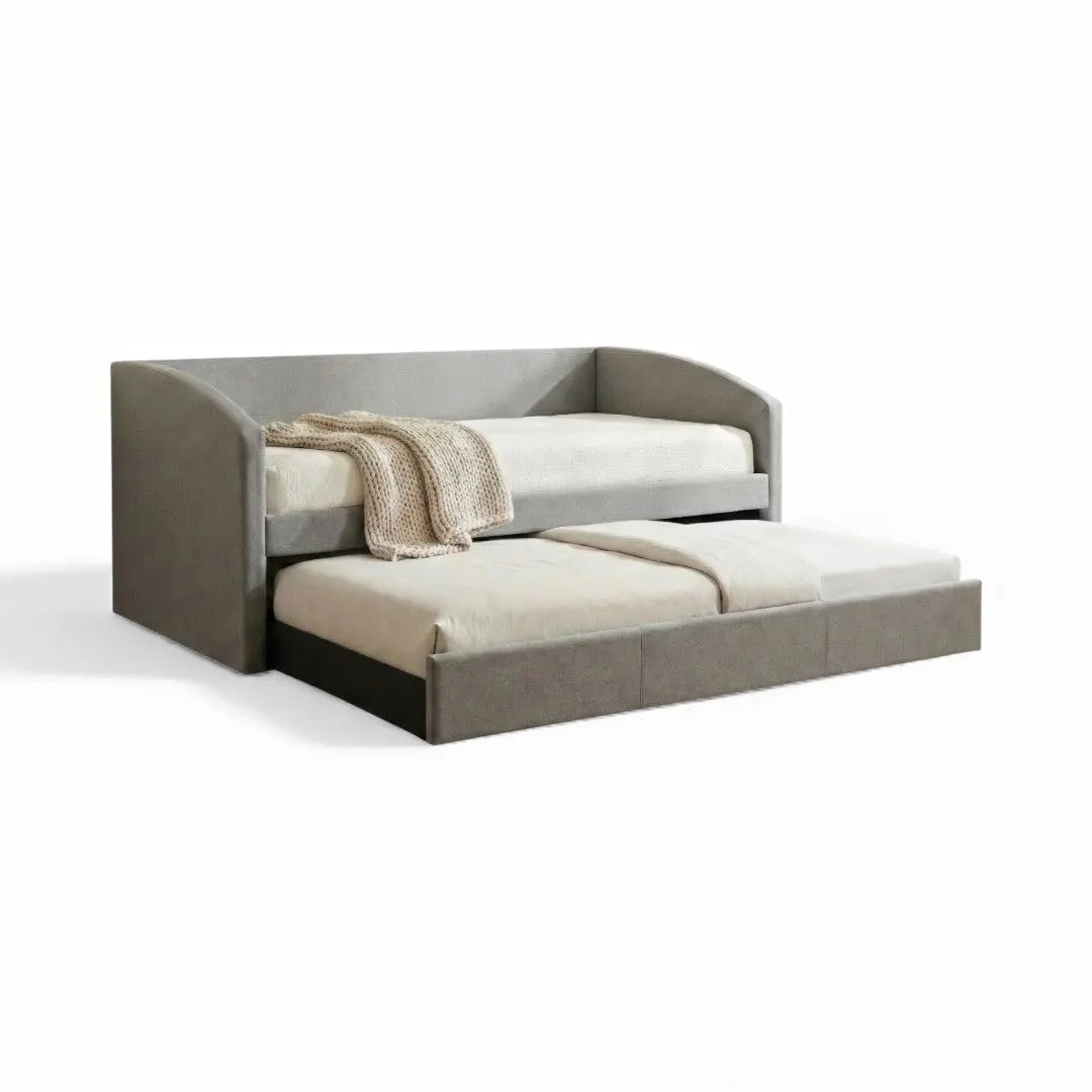 Estelle Designer Daybed with Pull-Out Trundle Grandeur Furnishings