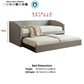 Estelle Designer Daybed with Pull-Out Trundle Grandeur Furnishings