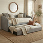 Estelle Designer Daybed with Pull-Out Trundle Grandeur Furnishings