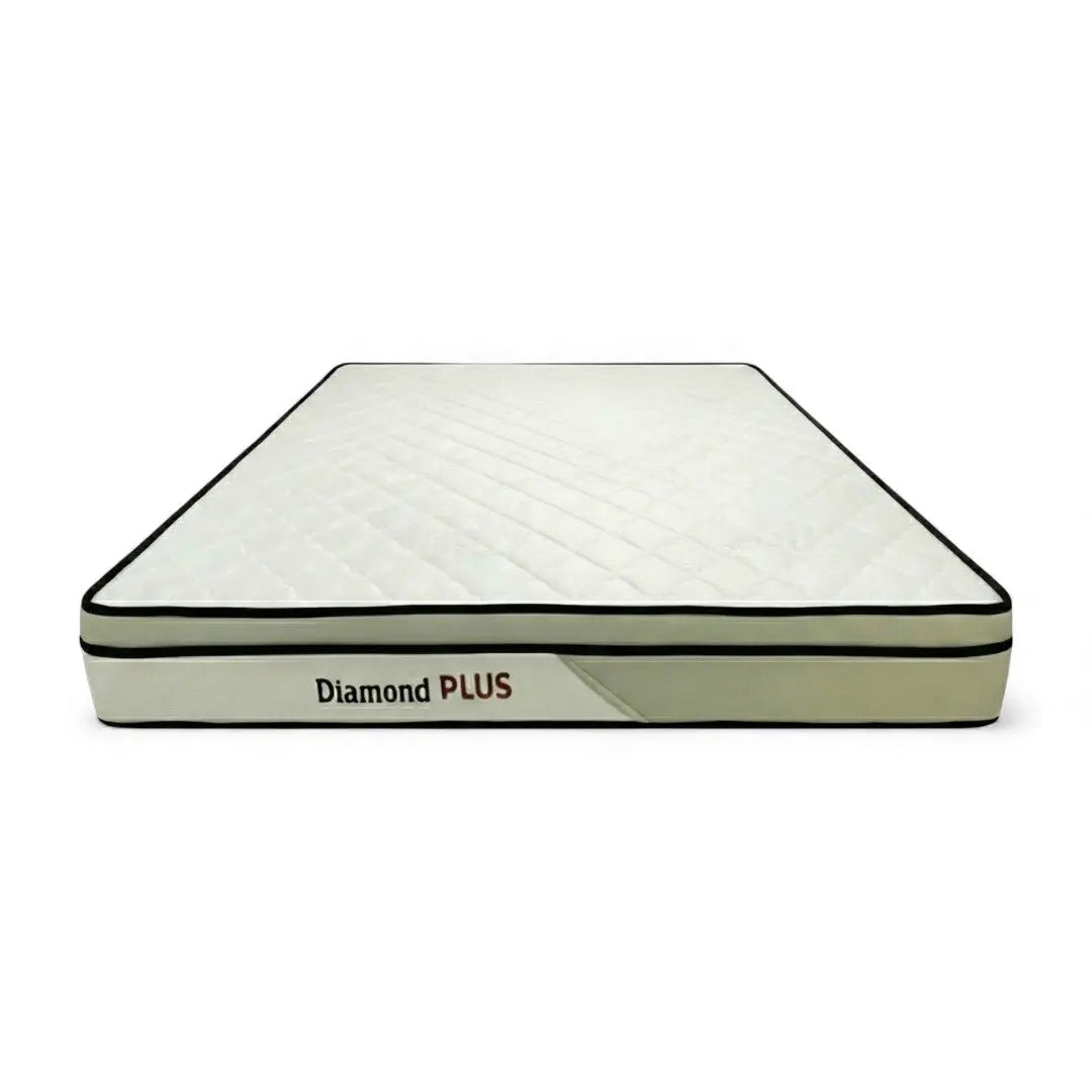 Diamond Plus 10" Euro Top Mattress - Tempered Bonnell Spring System with High Density Foam Comfort Layer - Medium Firm Support Grandeur Furnishings