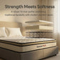 Diamond Plus 10" Euro Top Mattress - Tempered Bonnell Spring System with High Density Foam Comfort Layer - Medium Firm Support Grandeur Furnishings