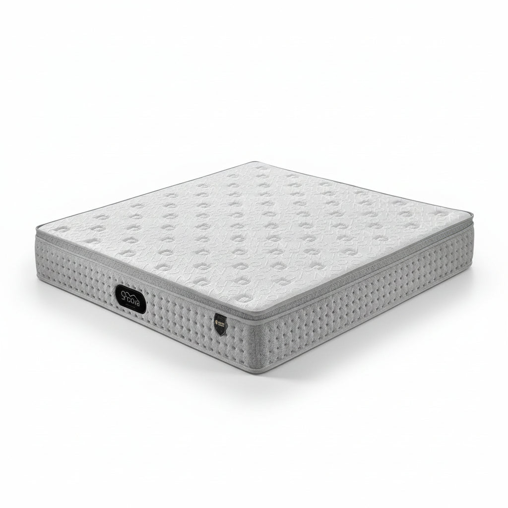 Snoova Ergo Series 10" Mattress: Ergonomic 7-Zone Spring, 4cm HD Foam & Ice Silk Top Grandeur Furnishings