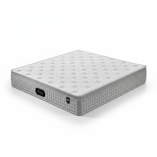 Snoova Ergo Series 10" Mattress: Ergonomic 7-Zone Spring, 4cm HD Foam & Ice Silk Top Grandeur Furnishings