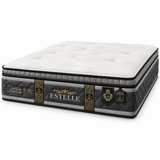 Vanzio Italia Estelle 14-Inch Pillow Top Pocket Spring Mattress Grandeur Furnishings