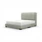Vionne Nordic Luxury Bed Frame | Easy-Clean Premium Fabric | Elegant High Headboard Grandeur Furnishings