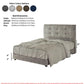 Modern Tufted Bed Frame Grandeur Furnishings