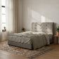 Modern Tufted Bed Frame Grandeur Furnishings