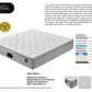Snoova Ergo Series 10" Mattress: Ergonomic 7-Zone Spring, 4cm HD Foam & Ice Silk Top Grandeur Furnishings