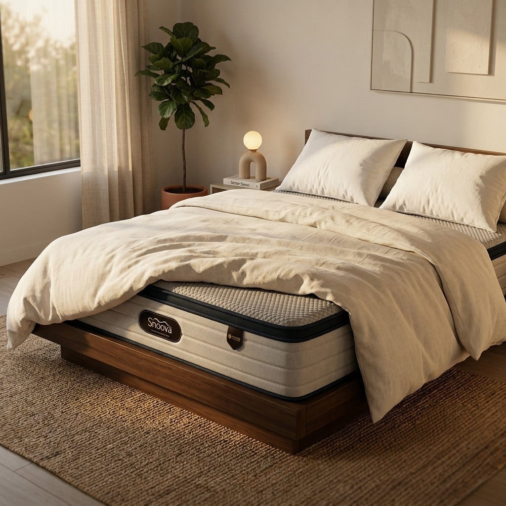 Snoova Premiere 13" Mattress - Cooling Gel Memory Foam Pillow Top & Pocket Springs Grandeur Furnishings