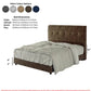 Divan Bed Frame with Tufted Headboard Grandeur Furnishings