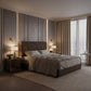 Divan Bed Frame with Tufted Headboard Grandeur Furnishings