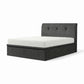 Opalia Luxury Fabric Storage Bed Frame - Space Saving Bedroom Furniture Grandeur Furnishings