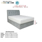 Celestia Storage Bed Frame | 12" Deep Internal Storage | Hydraulic Lift Up Base Grandeur Furnishings