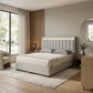 Vessa Upholstered Divan Bed Frame with LED Headboard Grandeur Furnishings
