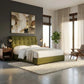 Velaris Fabric Bed Frame with Roll-Top Headboard | Sturdy 8-Inch Divan Base Grandeur Furnishings