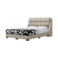 Vespera Fabric Bed Frame with Wingback Cushion Headboard Grandeur Furnishings