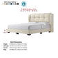 Tranquil Luxury Fabric Divan Bed Frame | High Winged Cushion Headboard Grandeur Furnishings