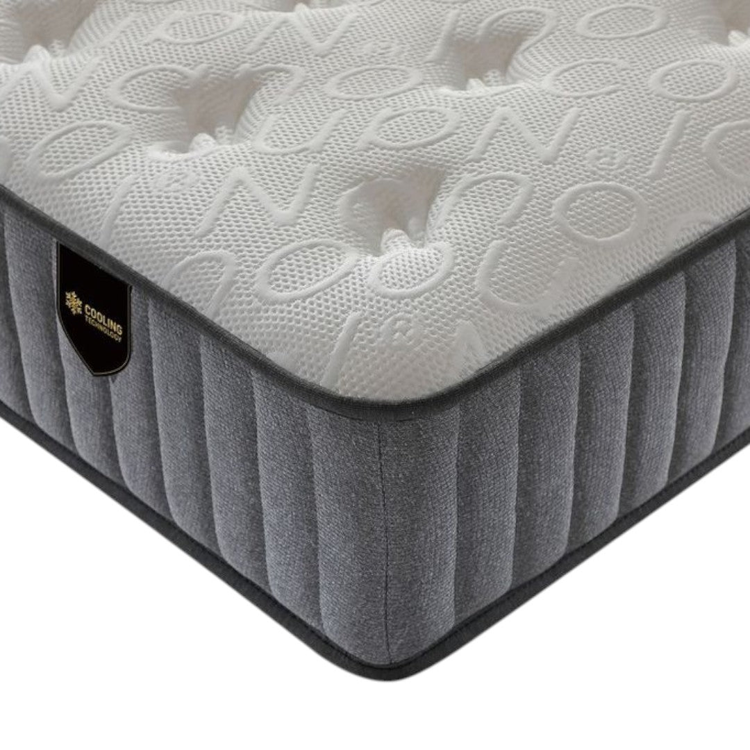 Snoova Comfort 10" Tight Top Mattress: Firm Support, 3cm HD Foam & 5-Zone Spring Grandeur Furnishings