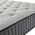 Snoova Comfort top edge and vertically quilted grey sides, close-up