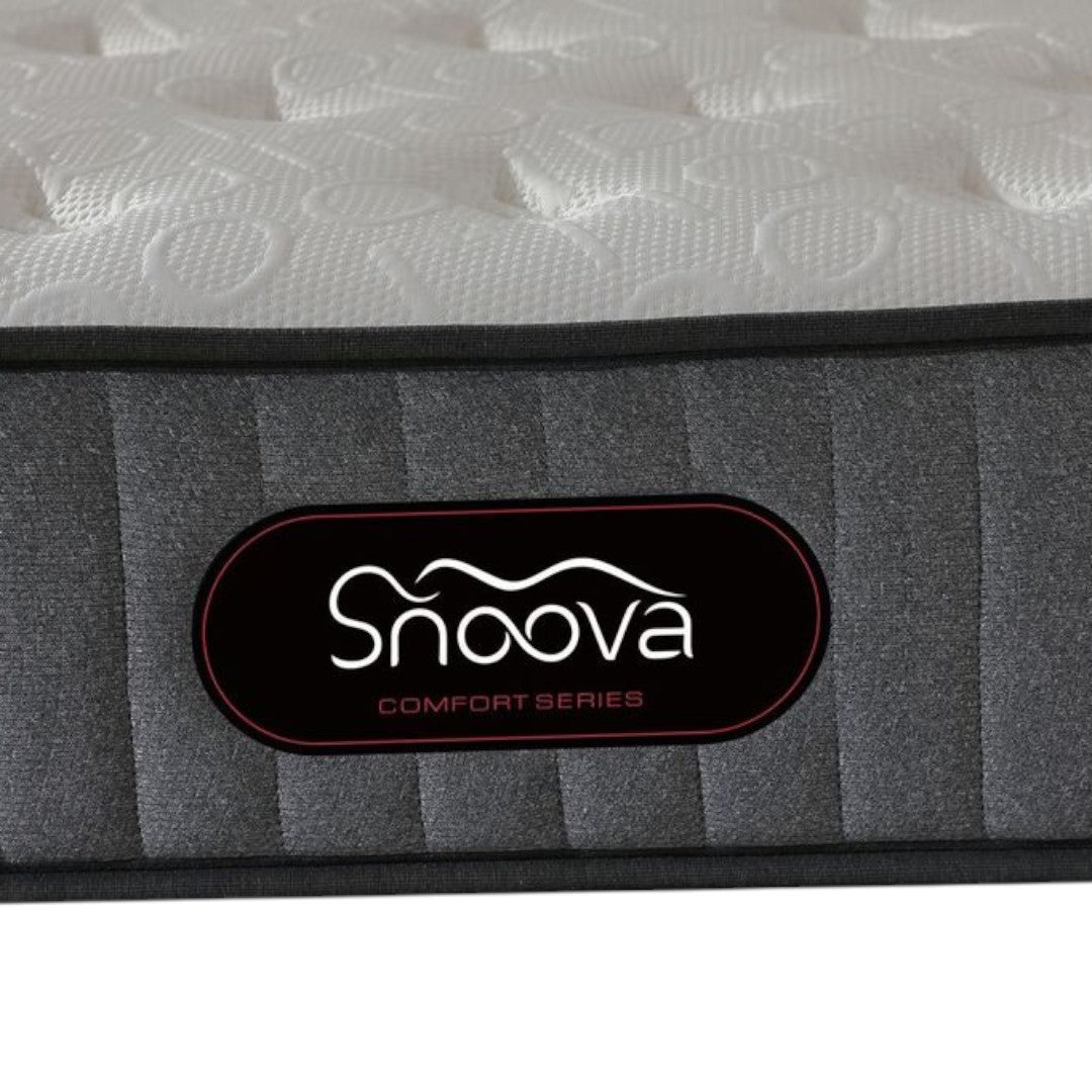 Snoova Comfort 10" Tight Top Mattress: Firm Support, 3cm HD Foam & 5-Zone Spring Grandeur Furnishings