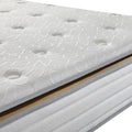 Snoova Deluxe pillow-top edge and quilted surface, close-up