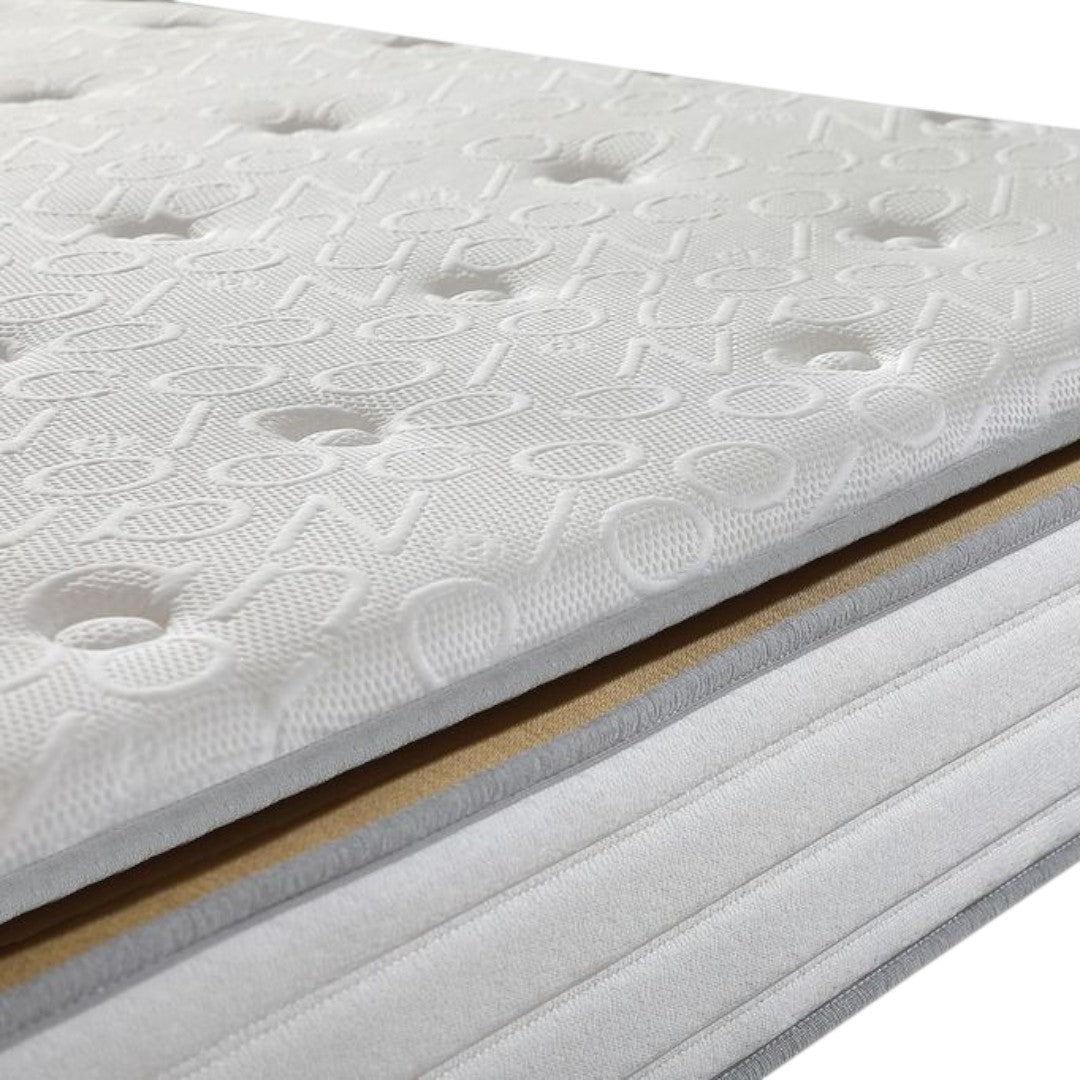 Snoova Deluxe 12" Mattress | HD Foam Pillow Top, Cooling Ice Silk Fabric & 7-Zone Pocketed Spring Grandeur Furnishings