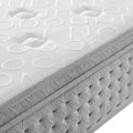Snoova Ergo mattress top edge and patterned sides, close-up